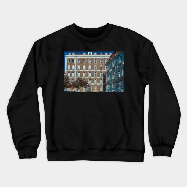 Lisbon tiles Crewneck Sweatshirt by mbangert